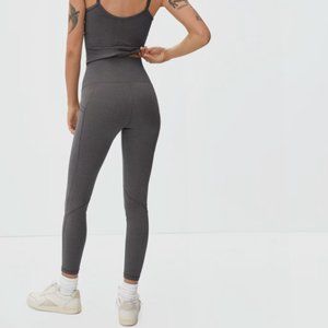 Everlane The Perform Pocket Legging - Heathered Charcoal